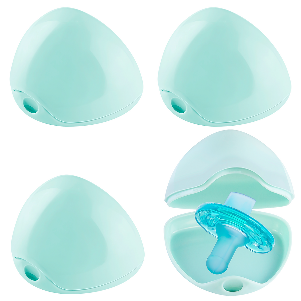 Thumbnail: LANEYLI Pacifier Case Pacifier Holder Binky Case Holder 4 Pack