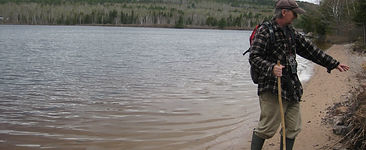 Robert Doyle at Robin Hood Lake.