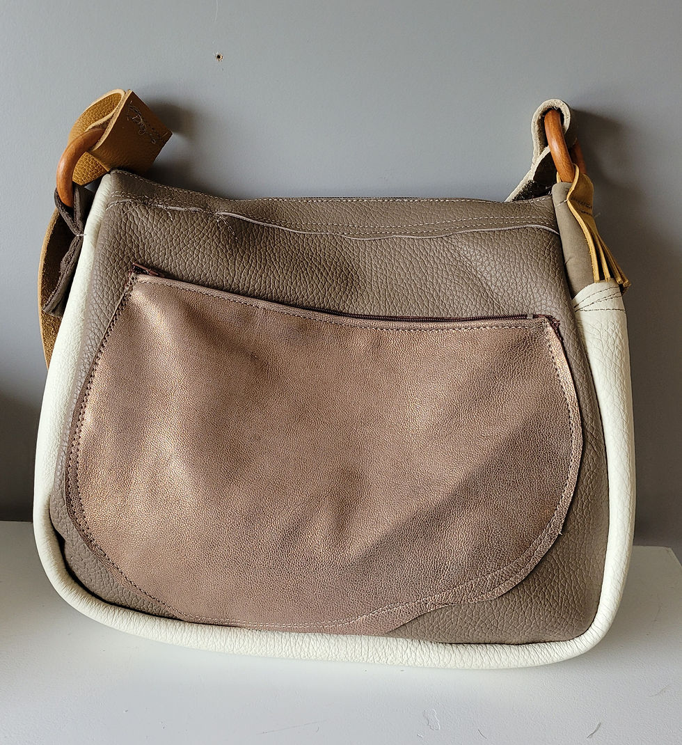 Miniature : Sac bandoulière  en cuir.