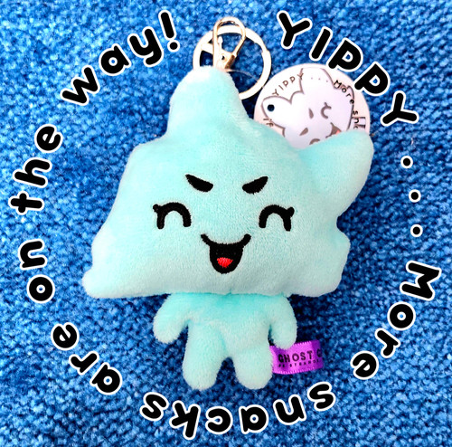 GHOST GiRL's Current Mood Plush Keychain | ghostgirlgoods