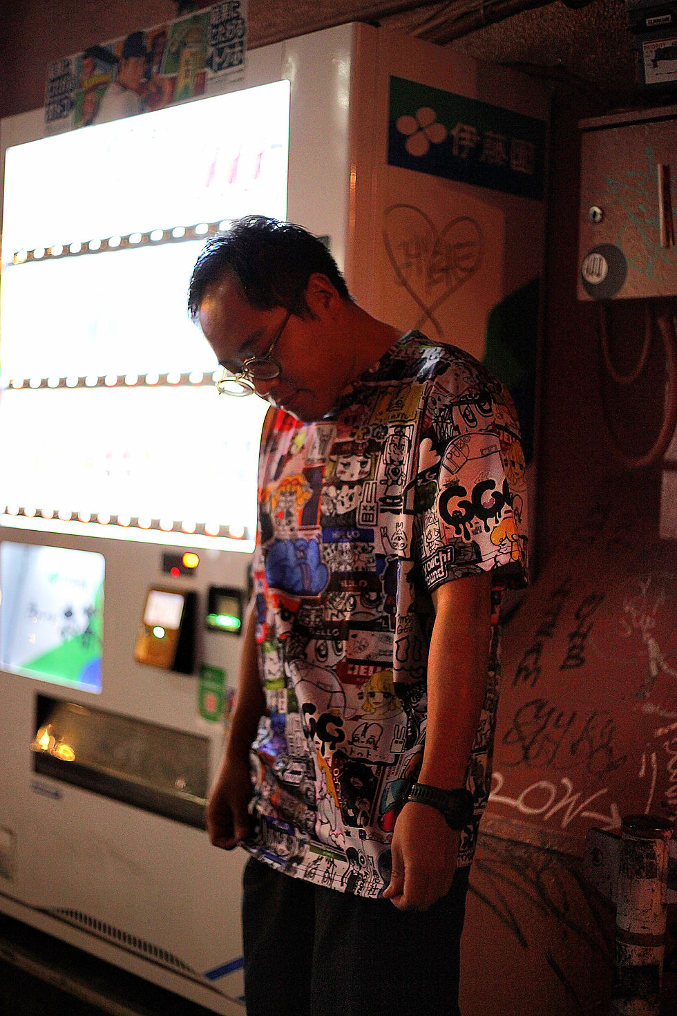 Thumbnail: TOKYO x TORONTO Sticker Wall V2 T-Shirt - Colour