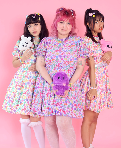 Gummi Pop Dress (Strawberry) | ghostgirlgoods