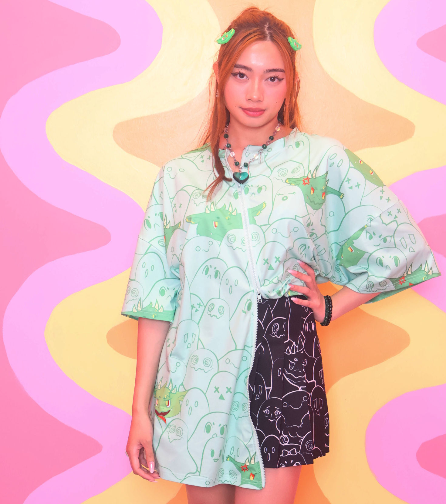 GHOSTOWN MUSIC MONSTAH Zip Tee (Interchangeable)