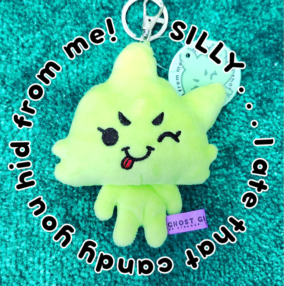 Thumbnail: GHOST GiRL's Current Mood Plush Keychain