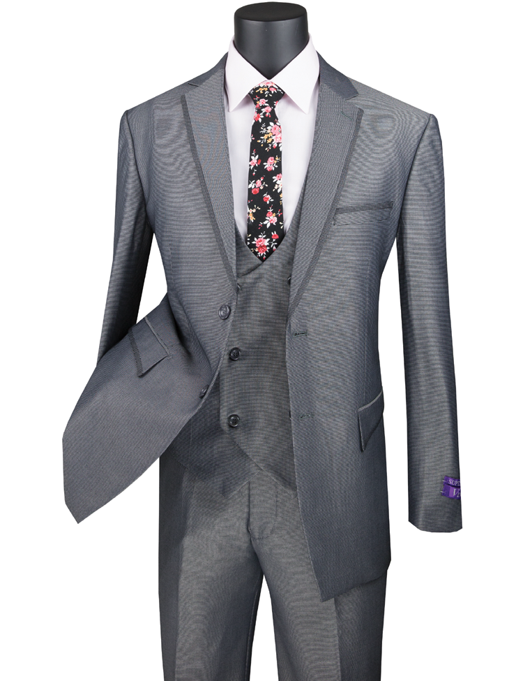 Thumbnail: Modern Fit Men's 3pc Dress Suit