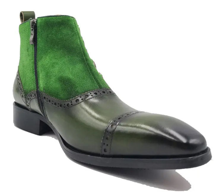 Thumbnail: Carrucci Leather & Suede Slip-On Boot