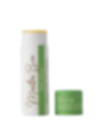 Mint Heart Lip Balm open view