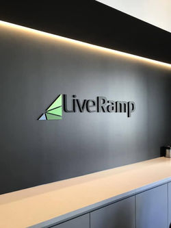 Custom Painted Aluminum Logo