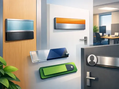Office Door Name Plates That Work Harder