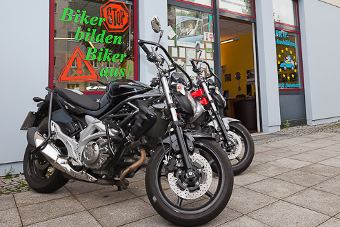 Motorradausbildung der Fahrschule Peschel