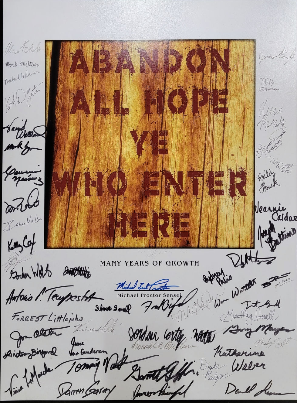 Abandon All Hope Ye Who Enter Here