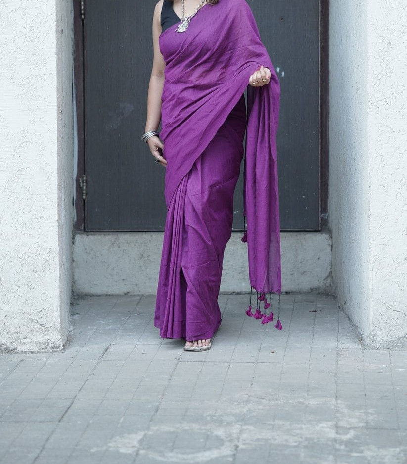 1 Khadi Cotton Saree