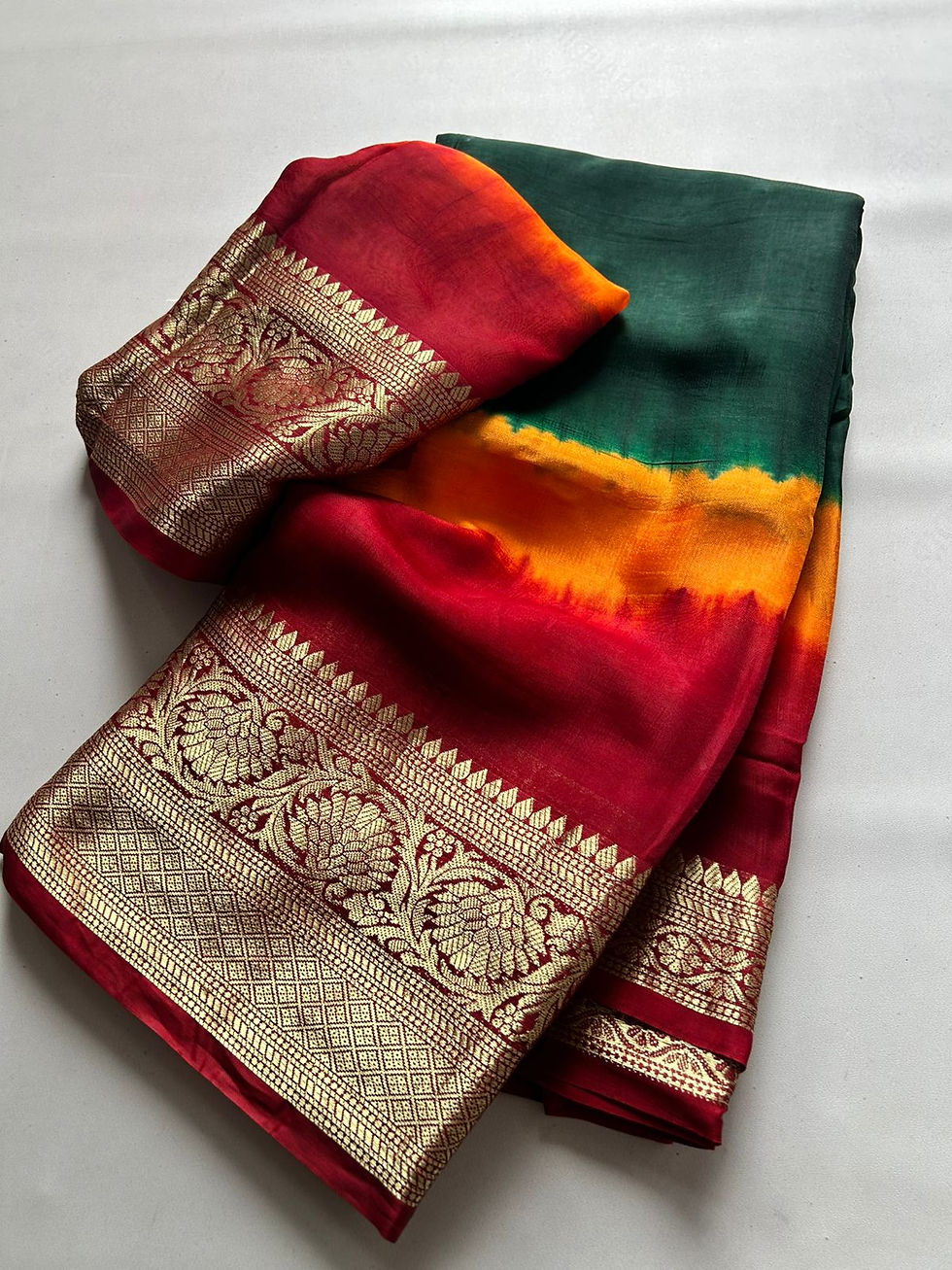 Thumbnail: 1 Khadi Georgette Saree