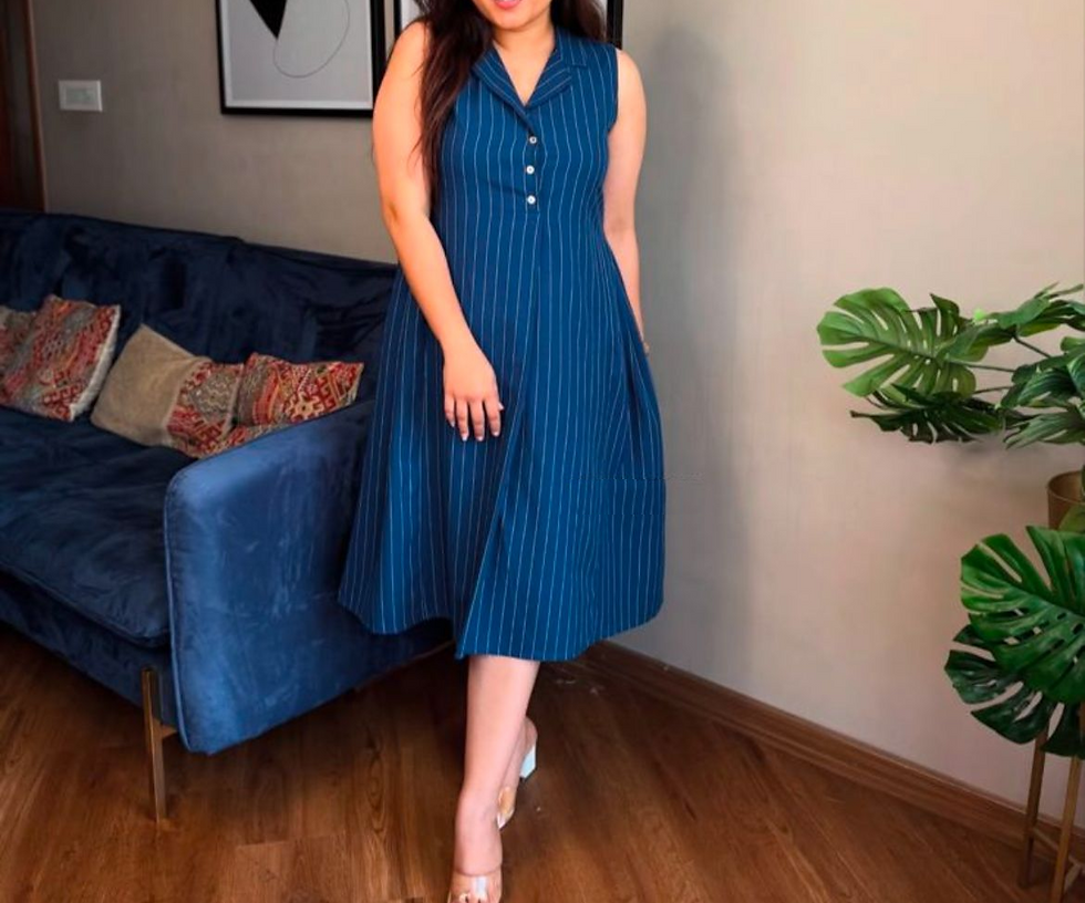 1 Premium Cotton Midi Dress