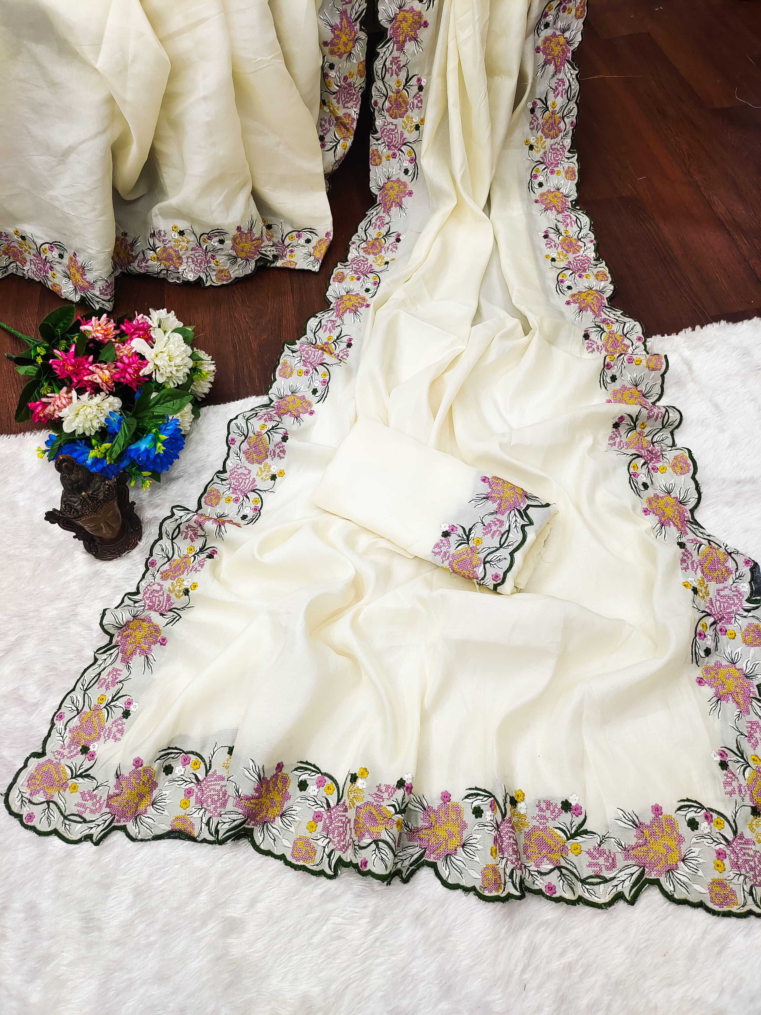 10 Tussar Silk Saree