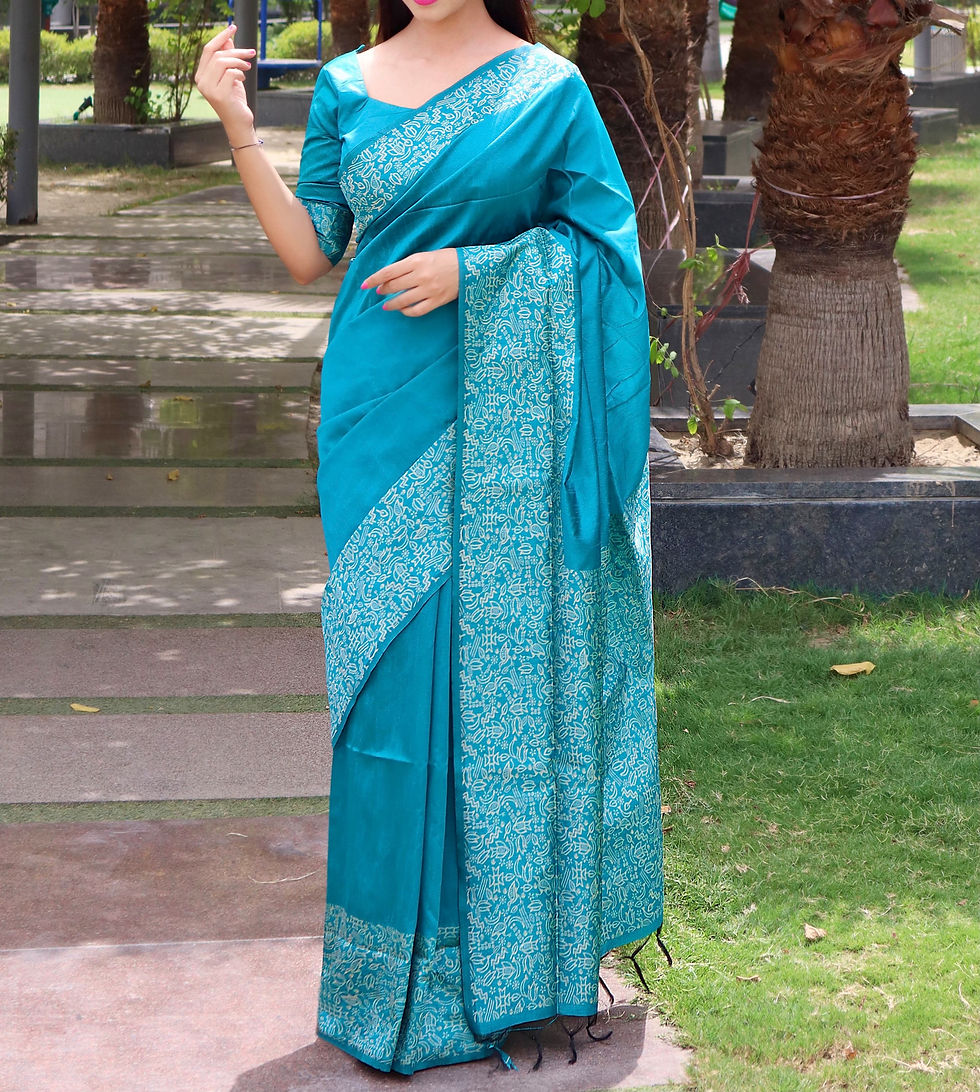 5 Kalamkari Silk Saree