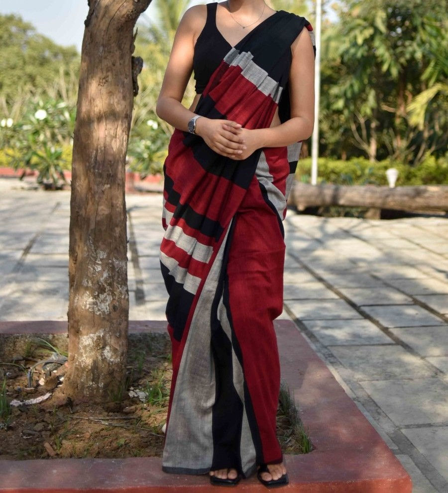 41 Khadi Cotton Saree