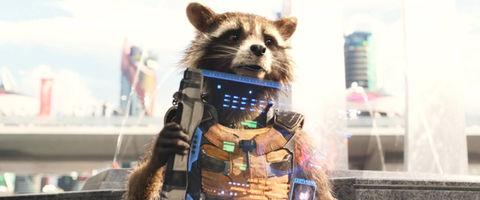 Still from the movie Guardians of the Galaxy with VFX lighting created by the owner of Pictus Lab in collaboration with MPC London. VFX environment and lighting design for international Film production and developing pipelines. Film grade realism CGI.