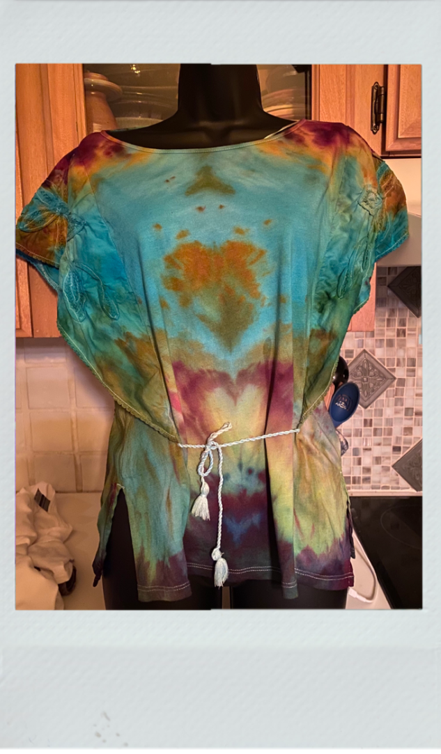 Symmetrical Short Sleeve Tunic