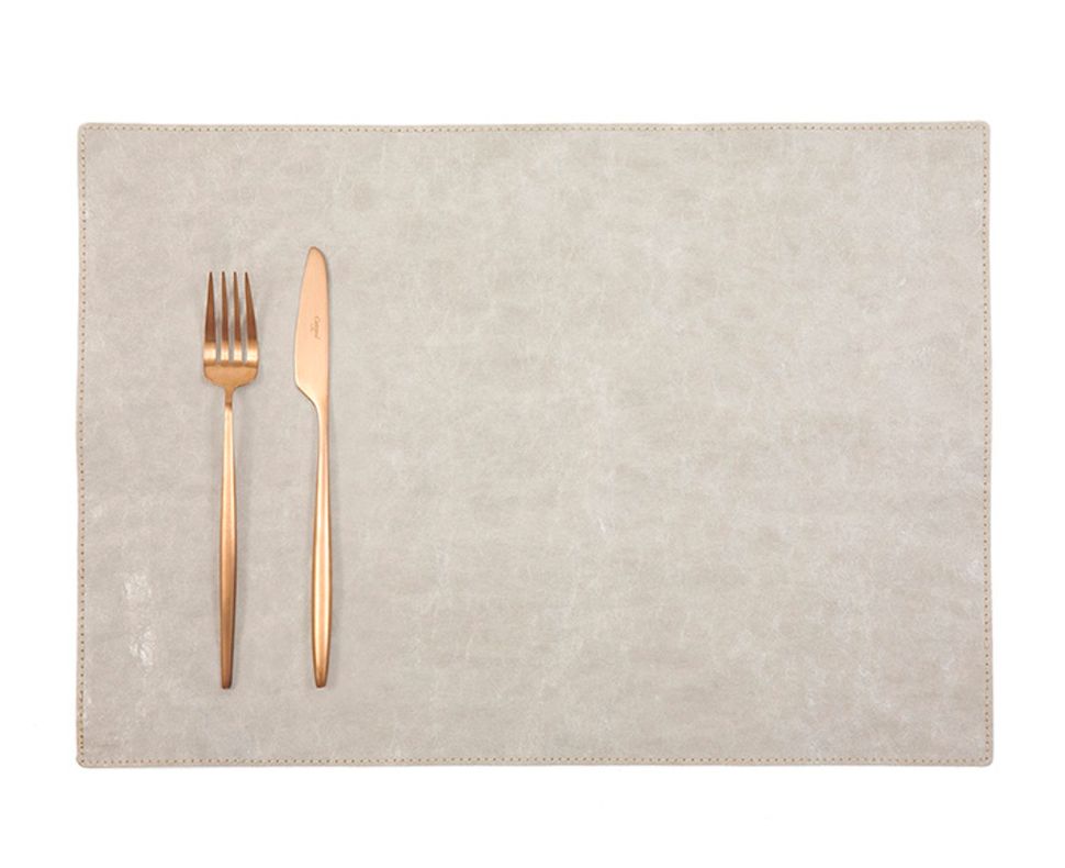 Tisch-Set hell-grau von UASHMAMA