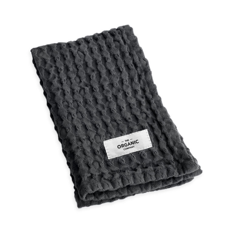 Miniaturbild: THE ORGANIC COMPANY Big Waffle Wash Cloth dunkel-grau