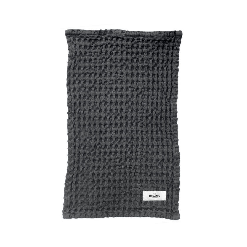 Miniaturbild: THE ORGANIC COMPANY Big Waffle Wash Cloth dunkel-grau