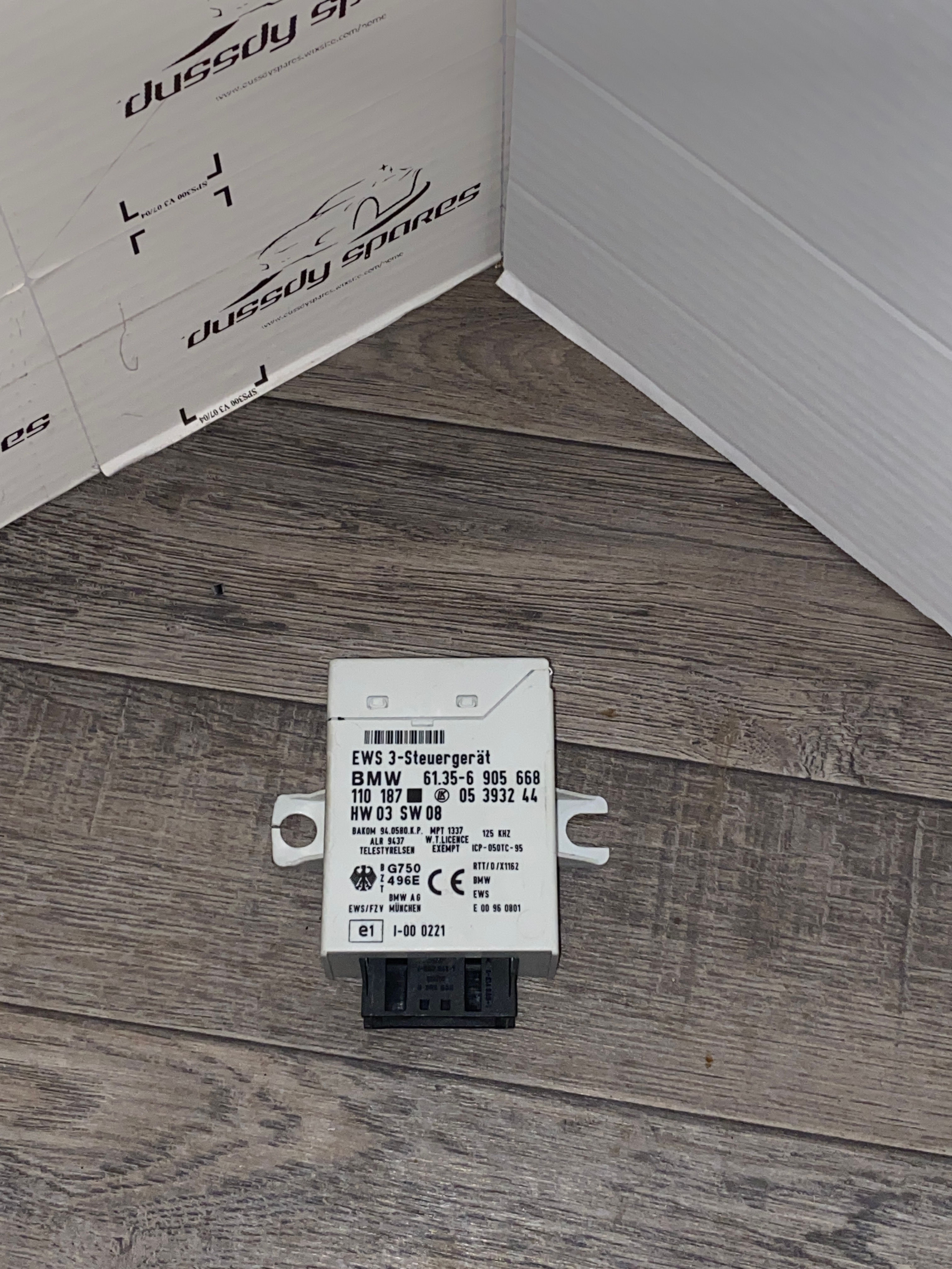 BMW IMMOBILISER CONTROL MODULE SENSOR 61.35-6905668 05393244