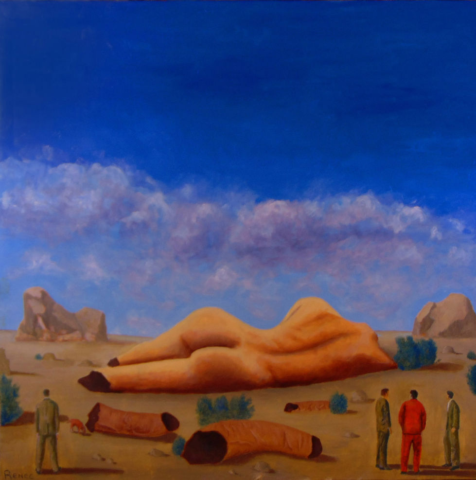 les argonautes huile sur toile 80x80