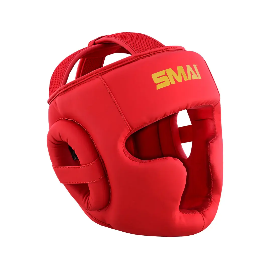 Gold Series Boxing Headgear - Red/Gold