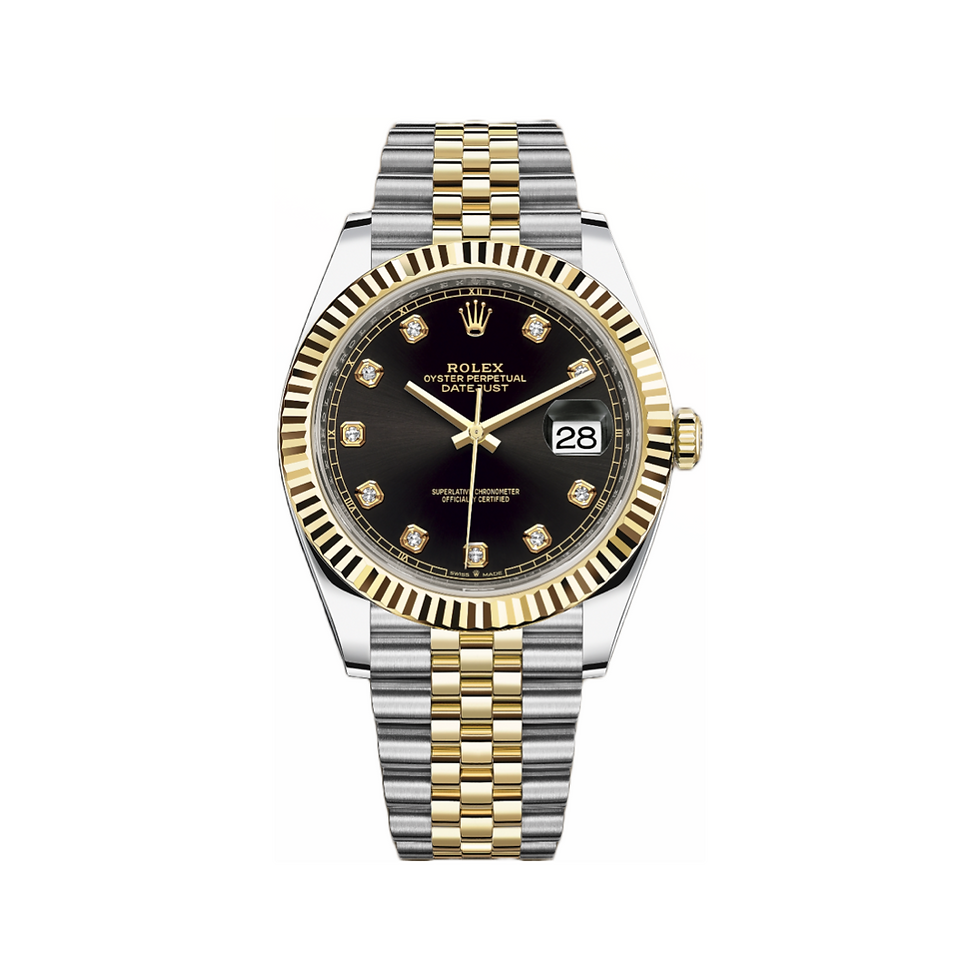 Thumbnail: Datejust 41 Black Diamond Dot 126333