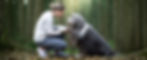 Hund mit Hundetrainer