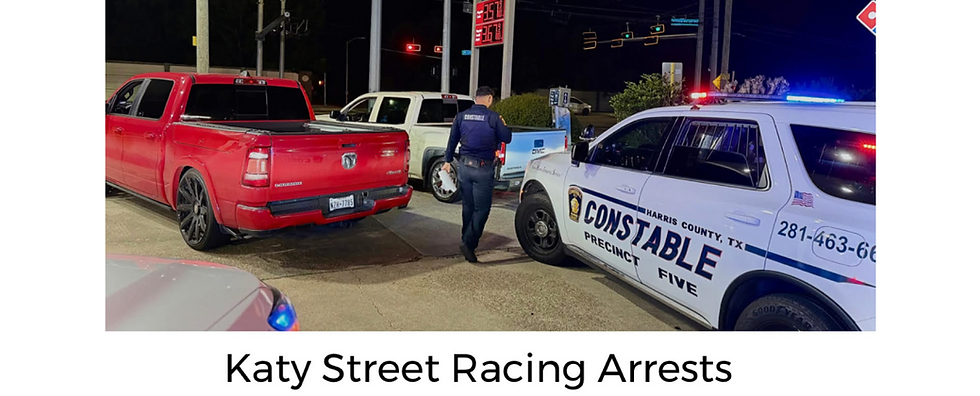 Local Authorities Caution Katy Families on Street Racing Dangers After Recent Arrest