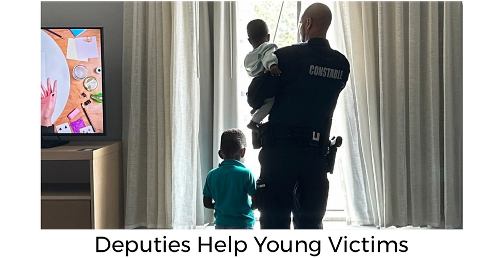 Katy Deputies Care for the Youngest Victims in Traumatic Situations; Community Donations can Help