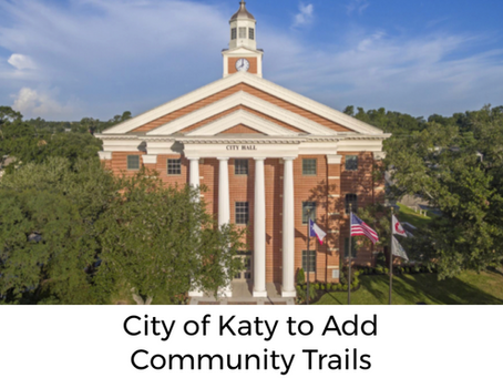 More Trails Coming to the City of Katy