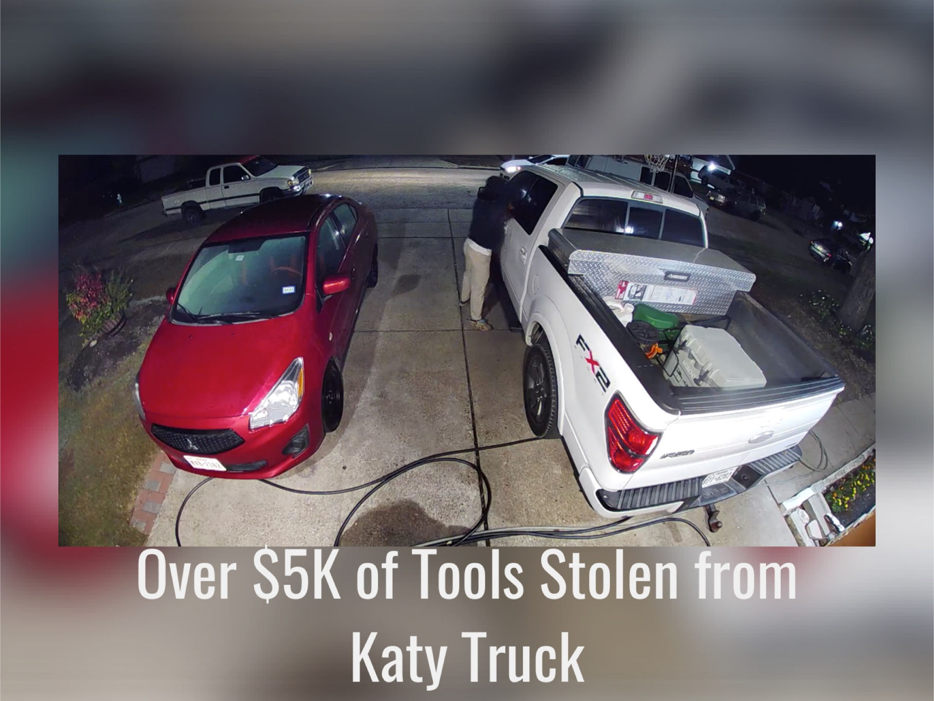 Over $5K Worth of Tools Stolen from Katy Electrician’s Truck