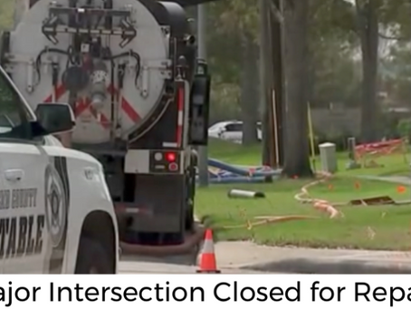 Road Erosion Could Impact Major Cinco Ranch Intersection for a Month