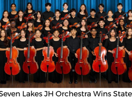 Seven Lakes Junior High School Orchestra Wins at TMEA Honor Competition 