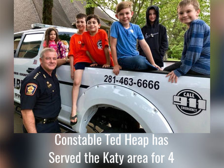 Harris County Constable Ted Heap to Retire after Four Decades of Service