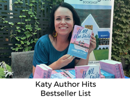 Katy Rom Com Author Hits USA Today Bestselling List