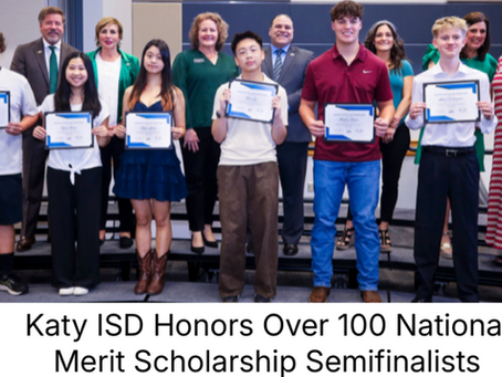 Over 100 Katy ISD Students Named 2026 National Merit Scholarship Semifinalists