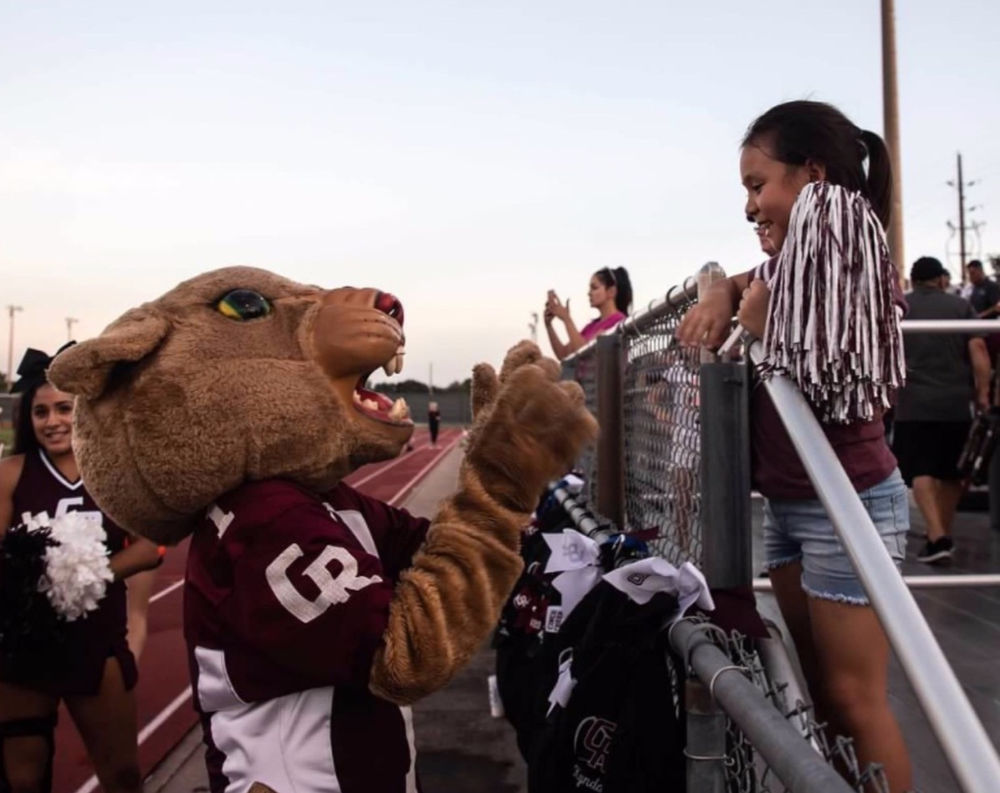 Katy Student Mascots Bring Spirit, Tradition to Games