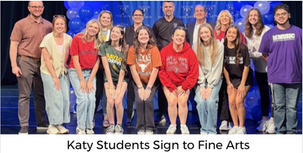 272 Katy ISD Seniors Sign to Continue Fine Arts Past Graduation