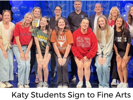 272 Katy ISD Seniors Sign to Continue Fine Arts Past Graduation
