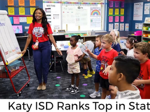 Katy ISD Earns Top Rating Among Texas’ Largest School Districts