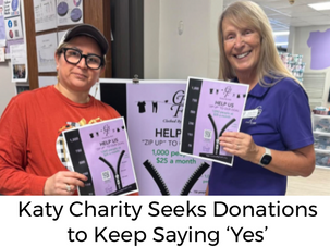 Katy Charity Seeks Donations as Funds are ‘Dangerously Low’