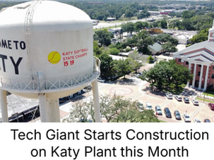 Overseas Tech Company to Build a $85 Million Manufacturing Plant in Katy