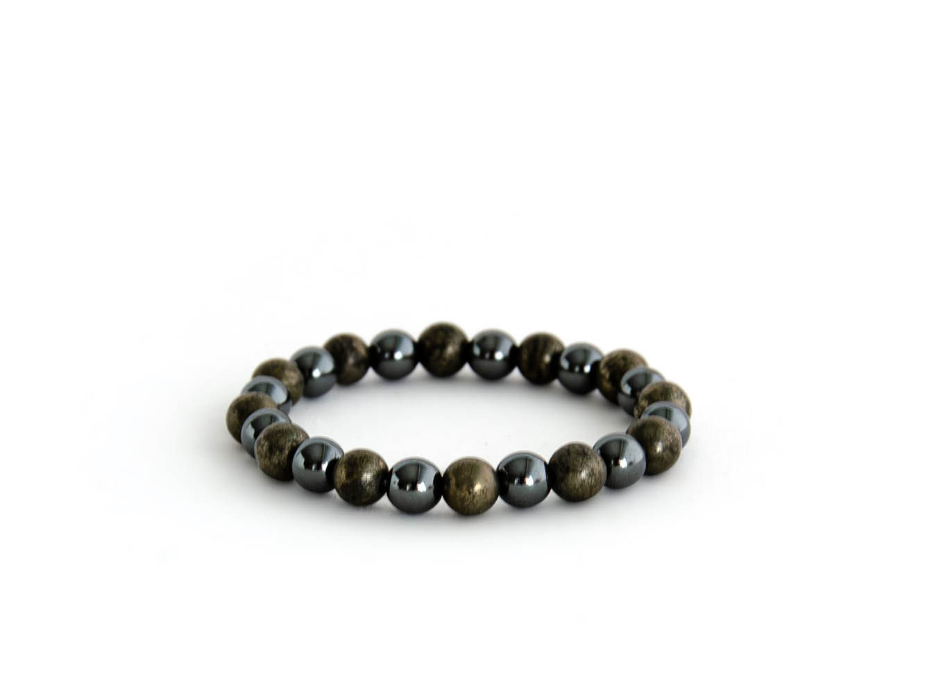 Pyriet & hematiet armband