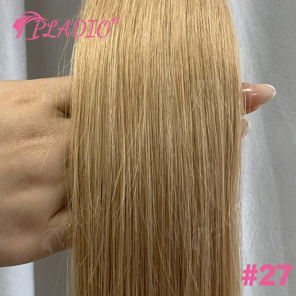 Miniatura: PLADIO Straight I Tip Hair Extensions Human Natural Hair Extensions Keratin