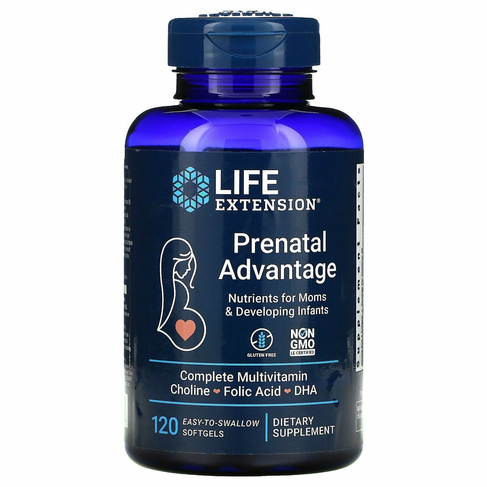Life Extension Prenatal Multi Vitamins, 120 Softgels
