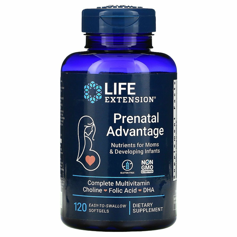 Life Extension Prenatal Multi Vitamins, 120 Softgels